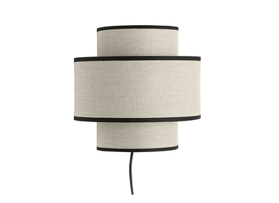 Applique murale design en lin H24 cm SLOT