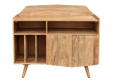 Meuble vinyle en bois manguier massif L105 cm MATAHARI